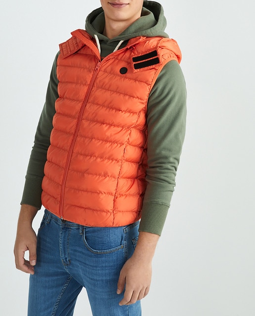 Imagen 0 de Chaleco exterior de hombre con capucha tejido thermolite