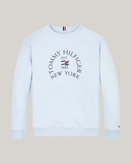 Imagen 0 de Sudadera de bebé niño sin capucha y con cuello redondo