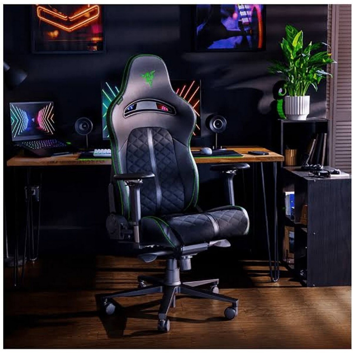 Cadeira Gaming Razer Enki - Preto/Verde 6