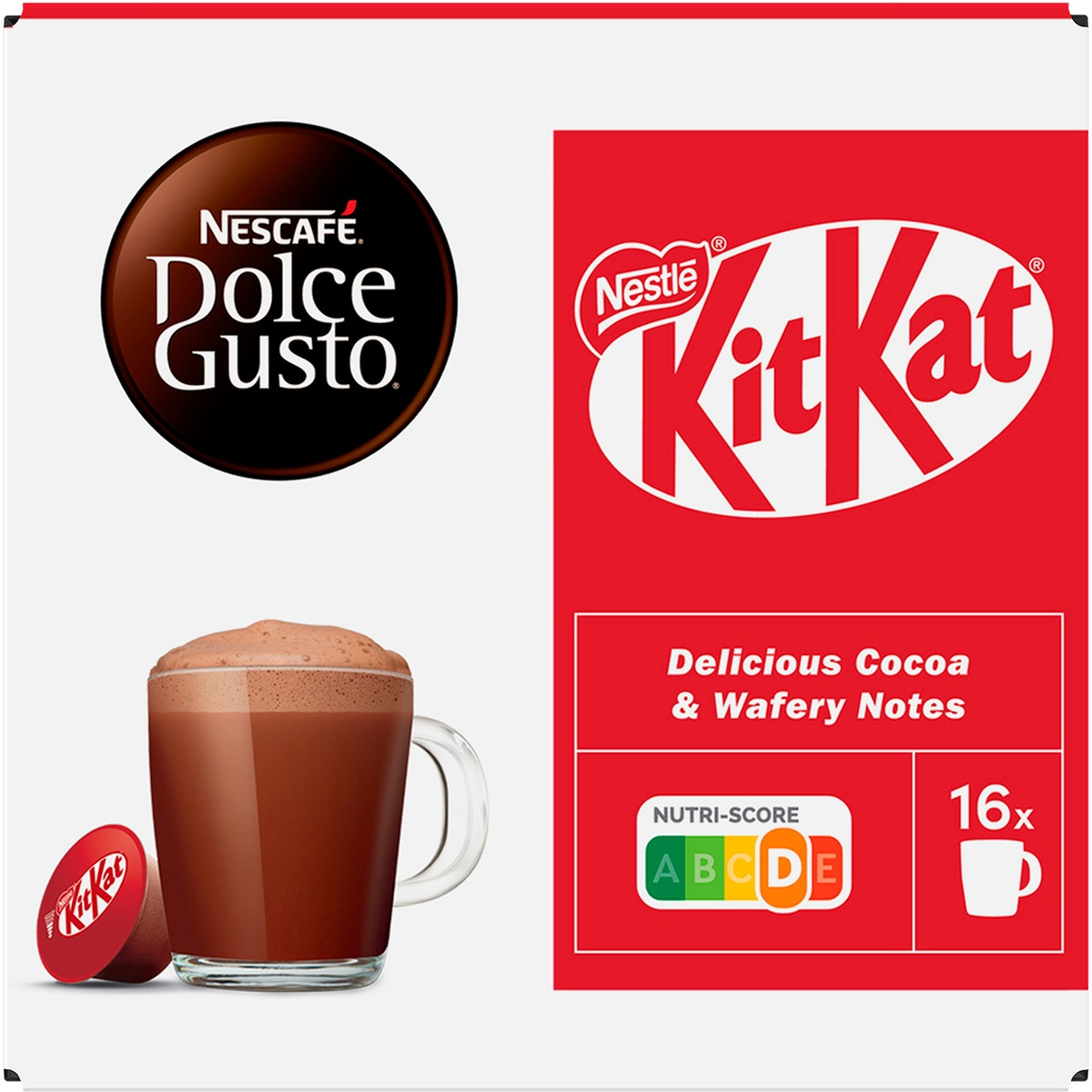 Cápsulas de Café Expresso Kit Kat embalagem 16 unidades