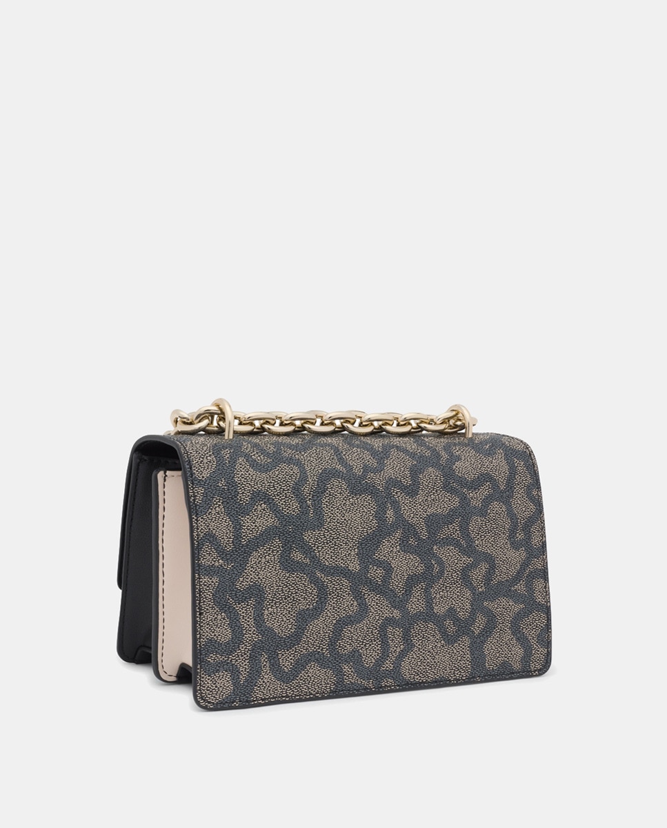 Mala a Tiracolo com Aba Kaos Icon Preto-4