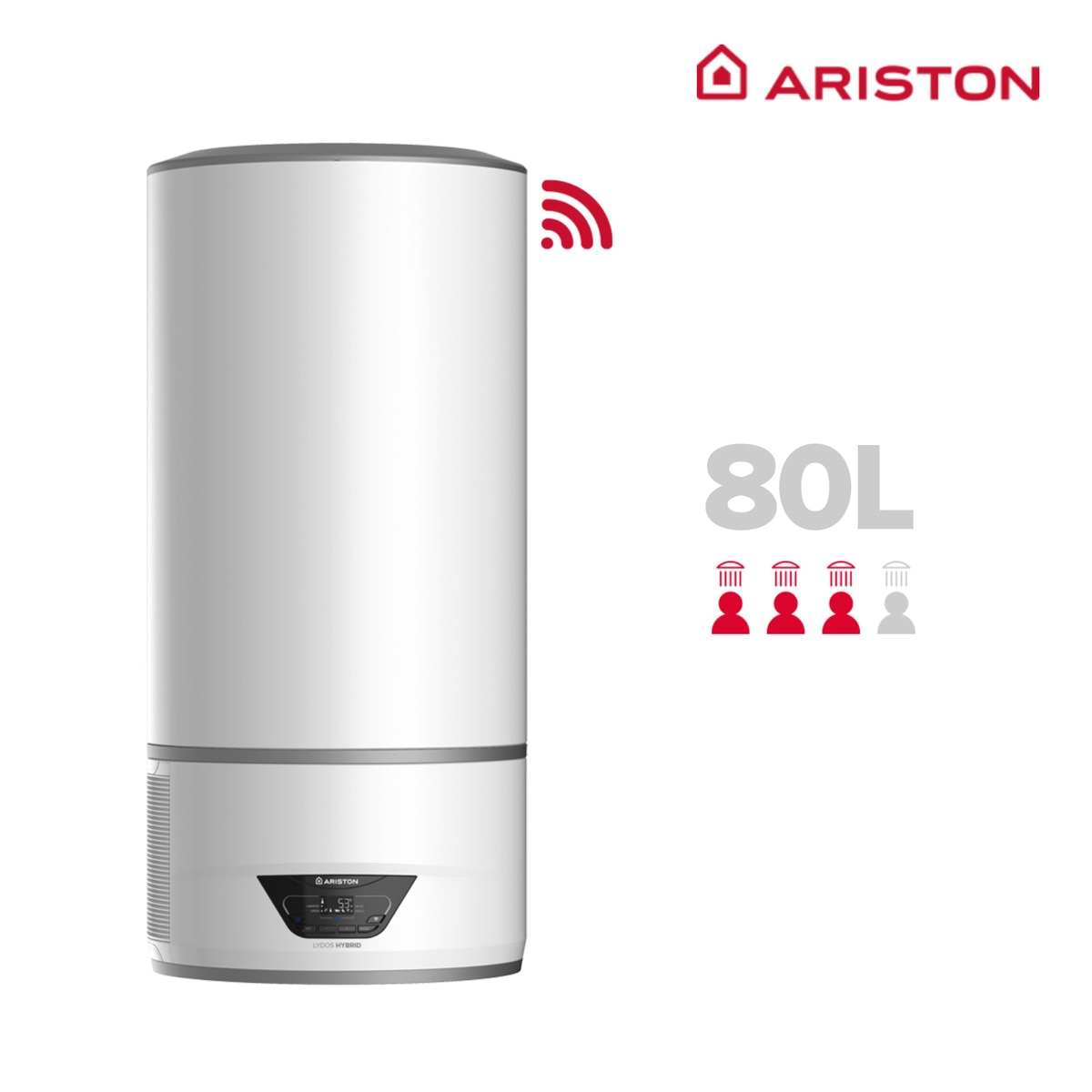 Aerotermo Ariston 80 litros WiFi - LYDOS HYBRID80L 2