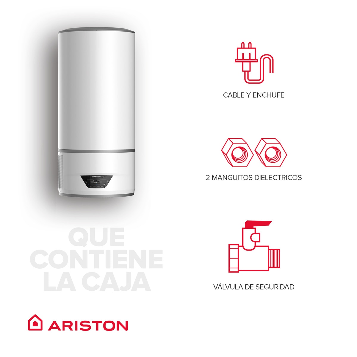 Aerotermo Ariston 80 litros WiFi - LYDOS HYBRID80L 8