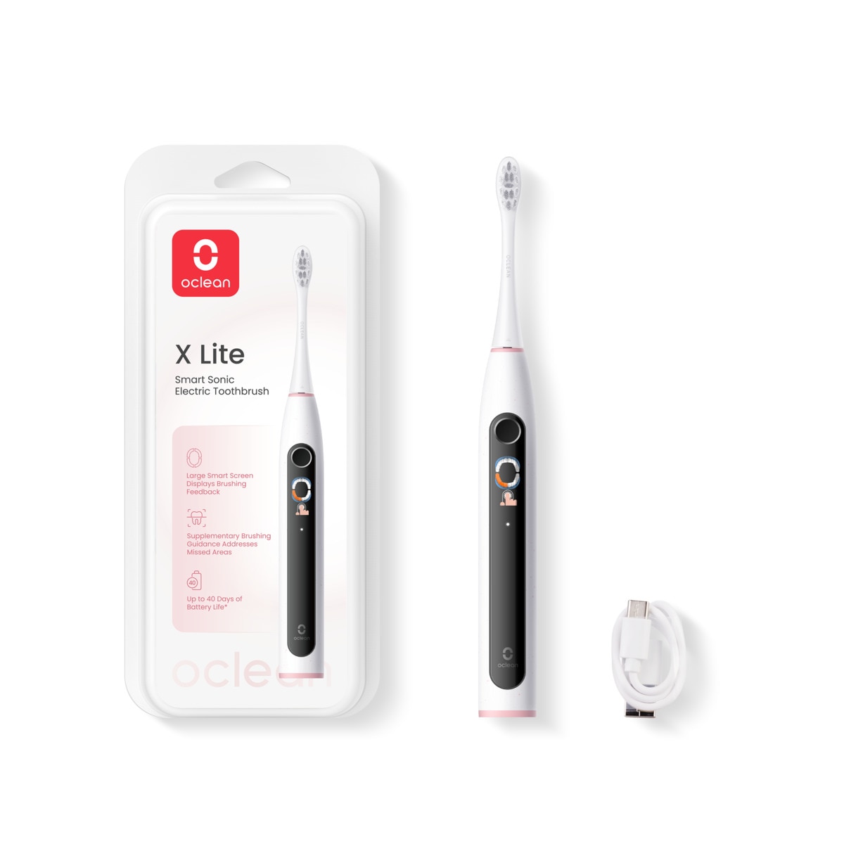 Cepillo de dientes eléctrico Oclean X Lite Blanco-8