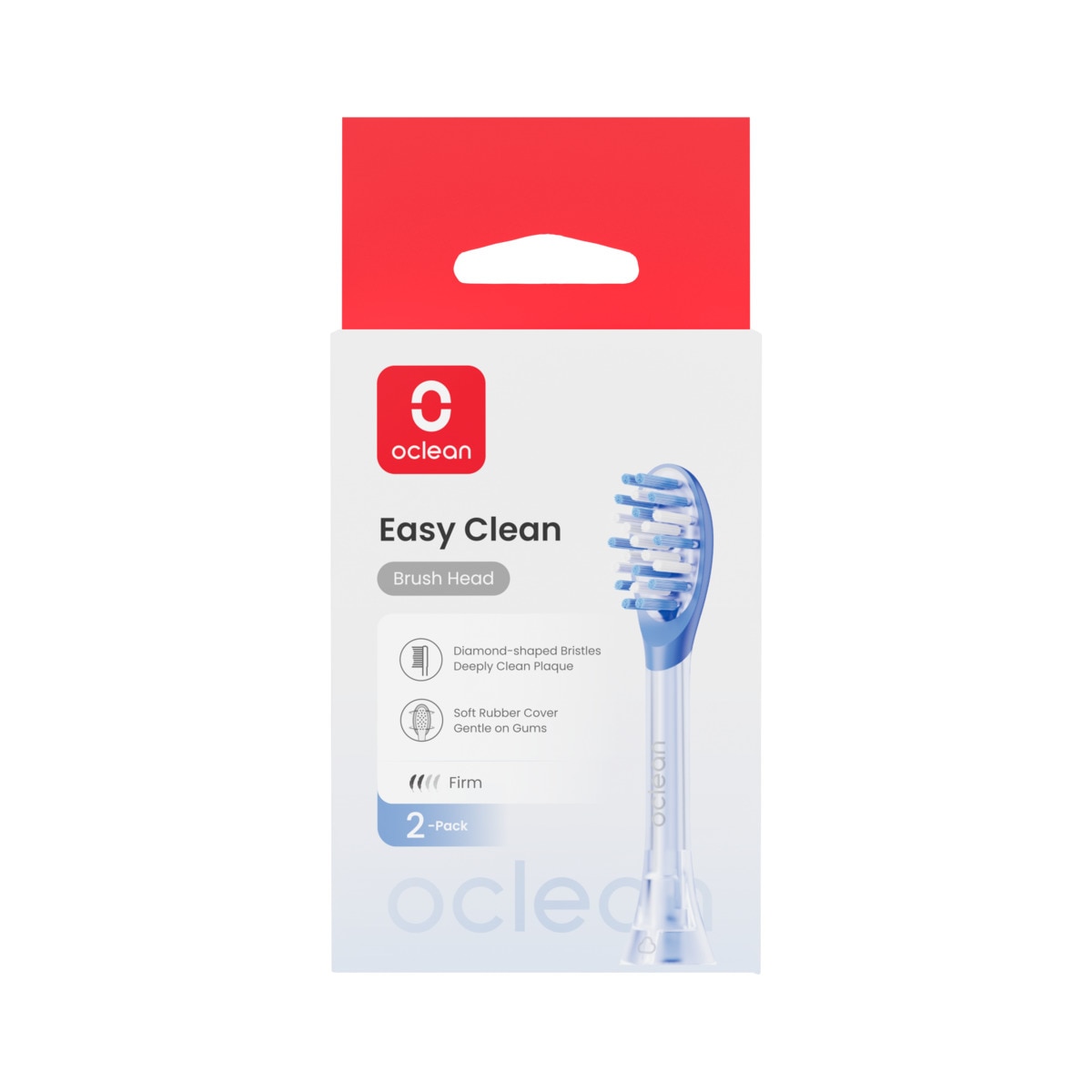 2 cabezales de recambio Oclean Easy Clean Azul-5