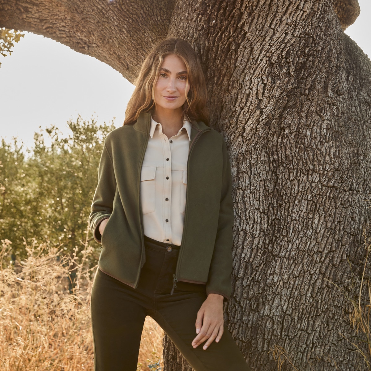 Corte Inglés Forro Polar Mujer Cazadora Forro Polar Básico De