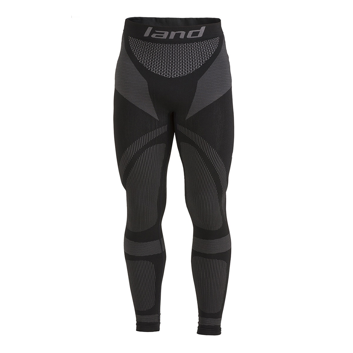 Leggings de Homem Stretch Preto / Cinzento-1