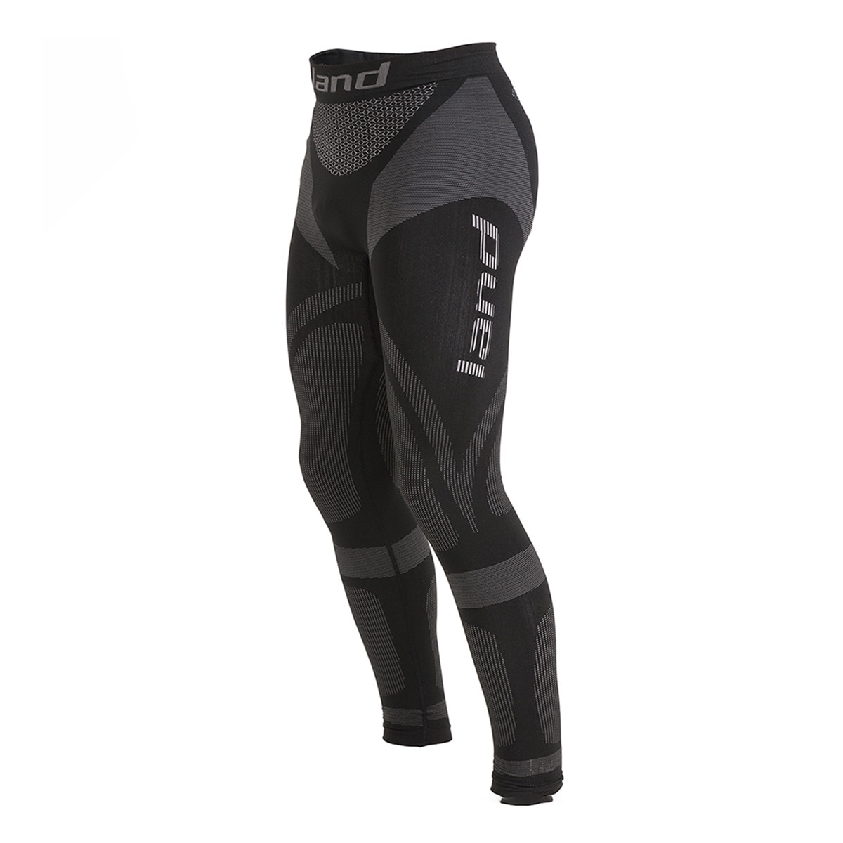 Leggings de Homem Stretch Preto / Cinzento-2