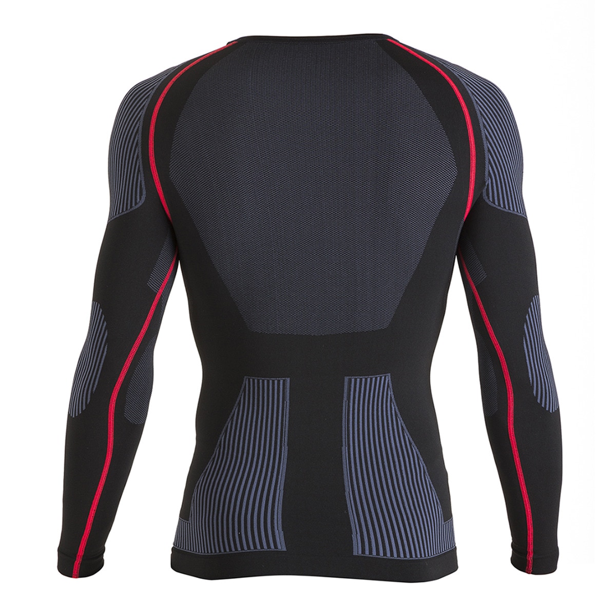 Camisola Interior Térmica de Homem Black Silver Preto-3