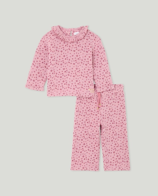 Imagen 0 de Conjunto de dos piezas de punto de bebé niña