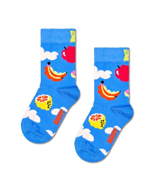 Imagem 0 de Meias Compridas com Frutas e Nuvens
