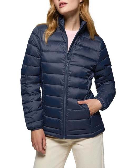 Imagen 0 de Chaqueta Costa ultraligera azul marino con logotipo