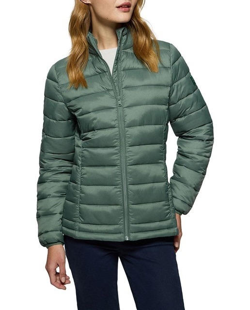 Imagen 0 de Chaqueta Costa ultraligera verde con logotipo