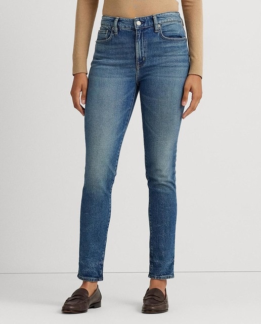 Imagen 0 de Vaqueros de mujer pitillo de algodón