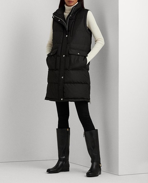 Imagen 0 de Chaleco de mujer largo acolchado