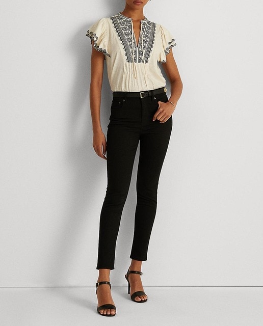 Imagen 0 de Vaquero de mujer tiro alto pitillo