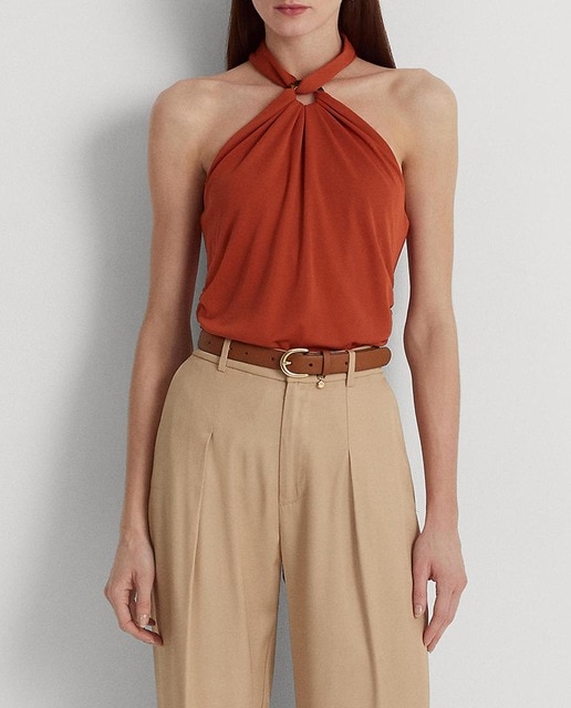 Imagen 0 de Top de mujer con detalle de aro en el cuello