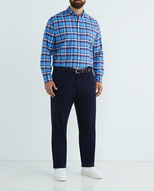 Imagen 0 de Camisa de hombre Tommy Hilfiger de cuadros tallas grandes