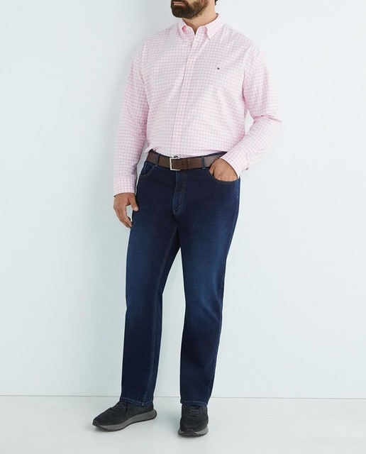 Imagen 0 de Camisa de hombre Tommy Hilfiger de cuadros tallas grandes
