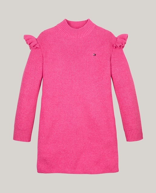 Imagen 0 de Vestido de bebé niña de manga larga con cuello perkins