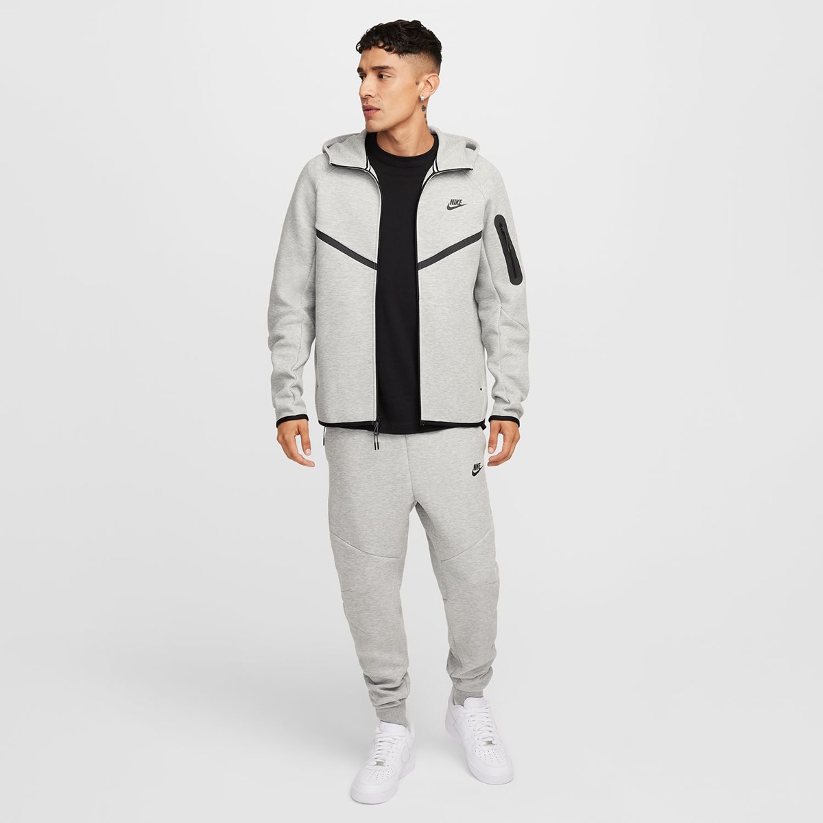 Sweatshirt de homem Tech Fleece Nike Cinzento-8