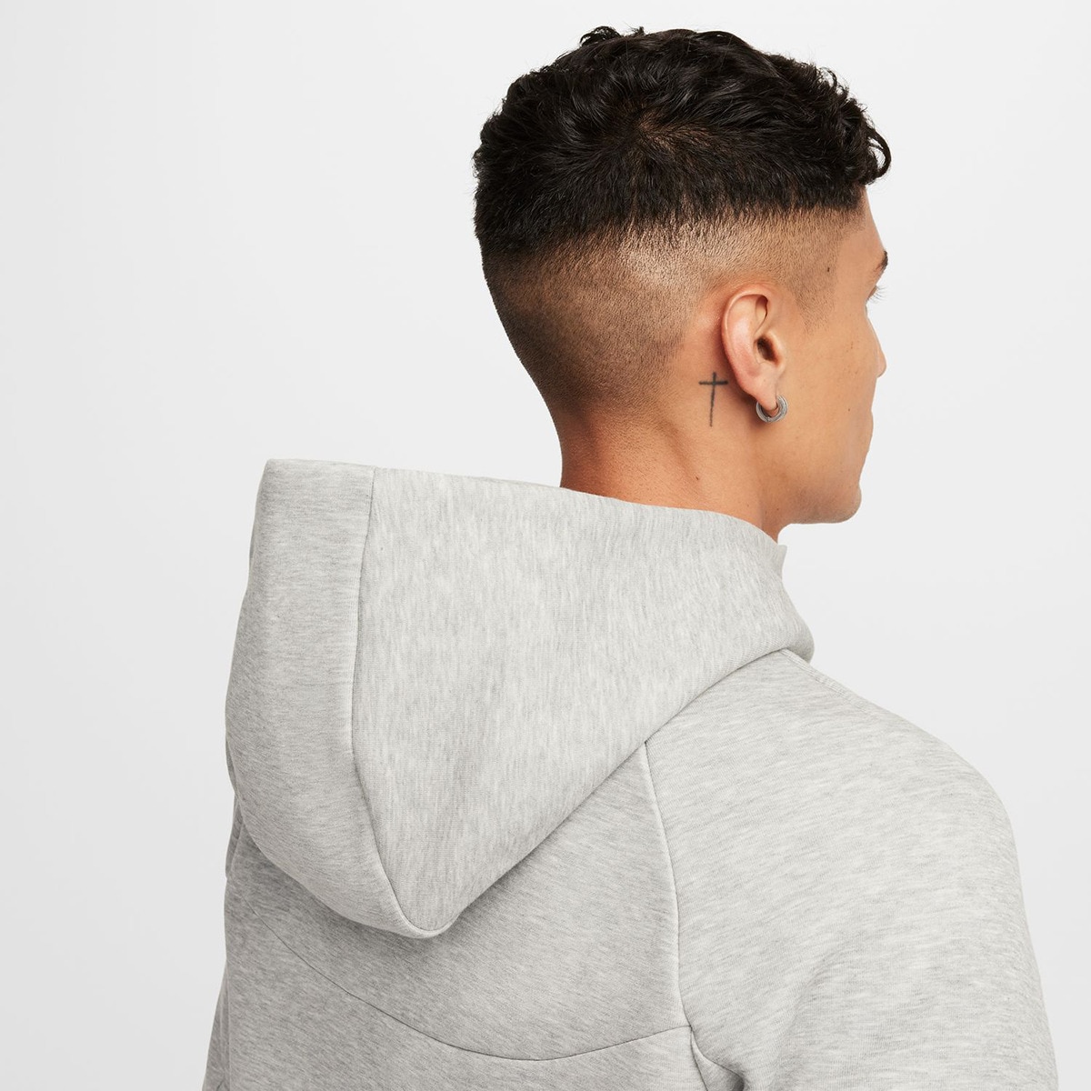 Sweatshirt de homem Tech Fleece Nike Cinzento-7