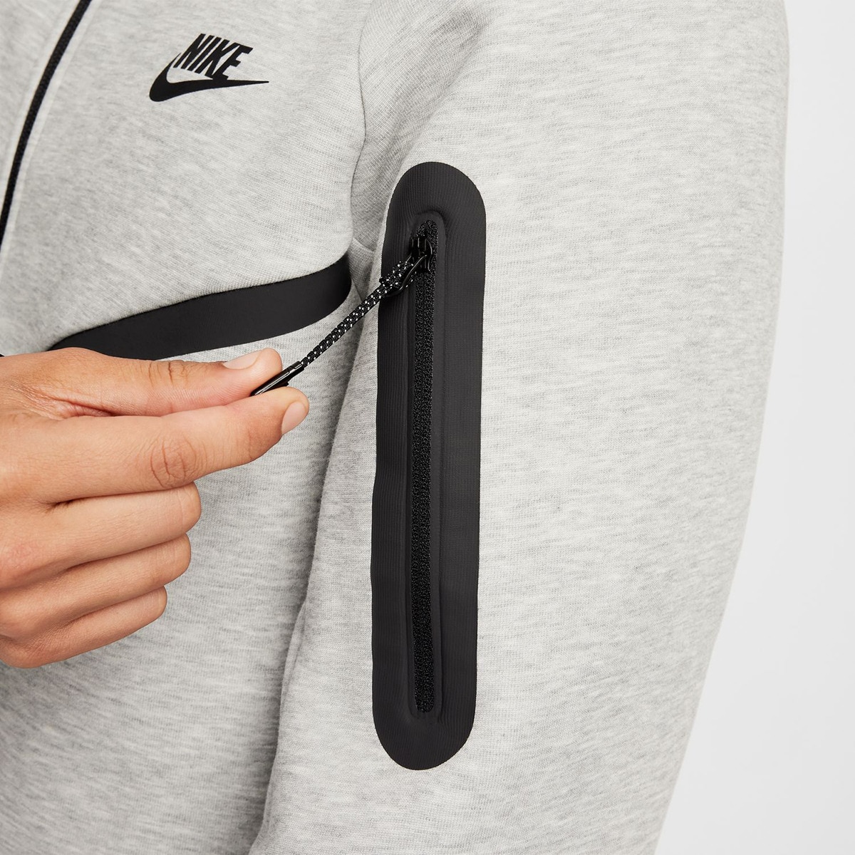 Sweatshirt de homem Tech Fleece Nike Cinzento-5
