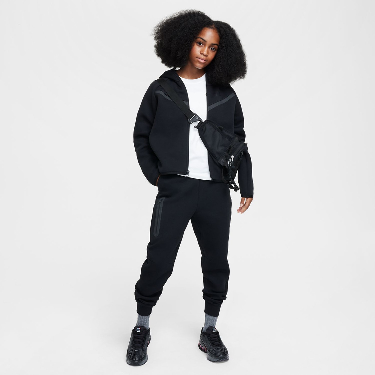 Calças de menina Sportswear Tech Fleece Nike Preto-8