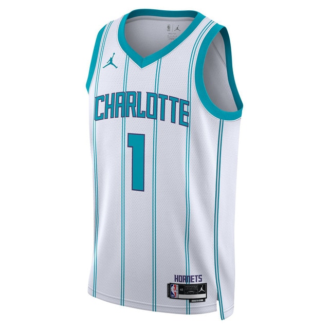 Imagen 0 de Camiseta de hombre Charlotte Hornets Association Edition Nike