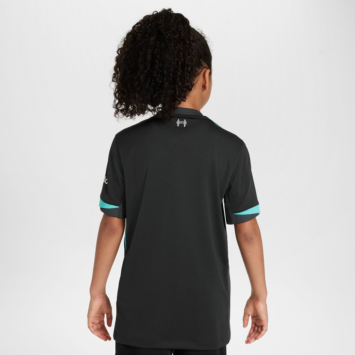 T-shirt de Criança 2.º Equipamento Liverpool FC 2024-2025 Stadium Verde-2