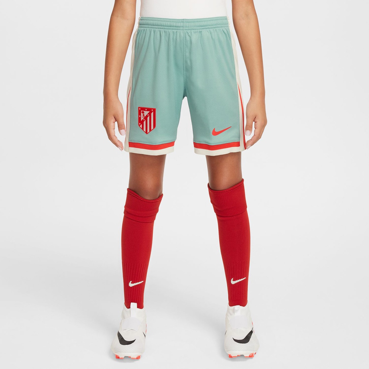 Calções de Criança 2.º Equipamento Atlético de Madrid 2024-2025 Stadium Cinzento-3