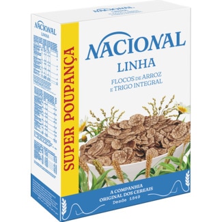 Flocos de Arroz e Trigo Integral embalagem 750 g - Nacional