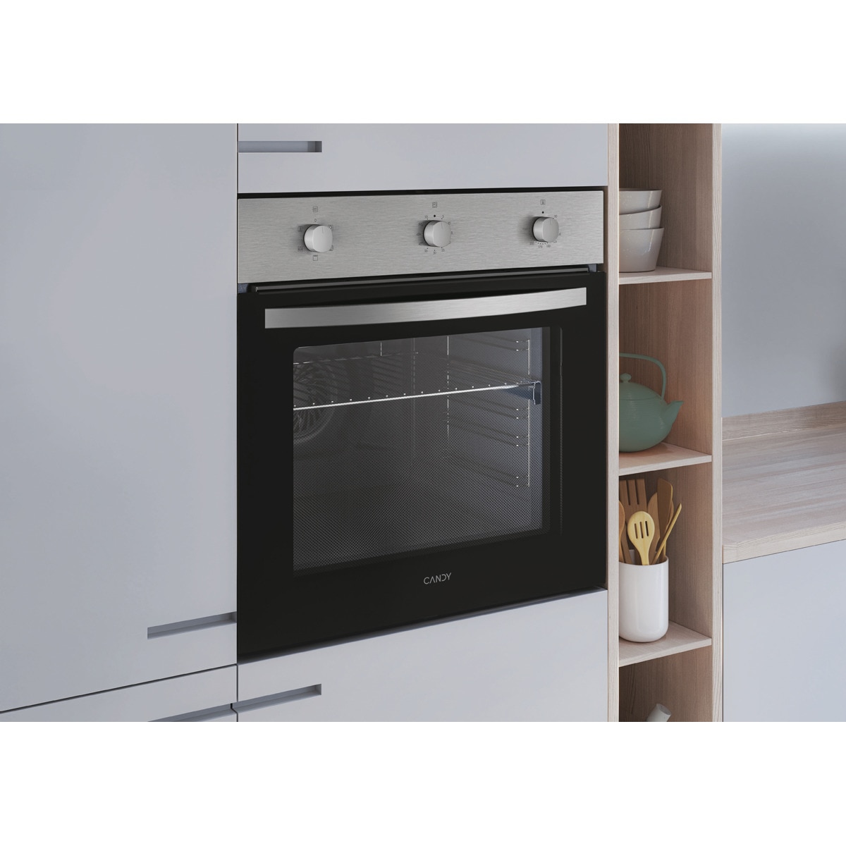 Horno multifunción Candy con 5 funciones, guía telescópica Idea - FIDC X532 Negro-7