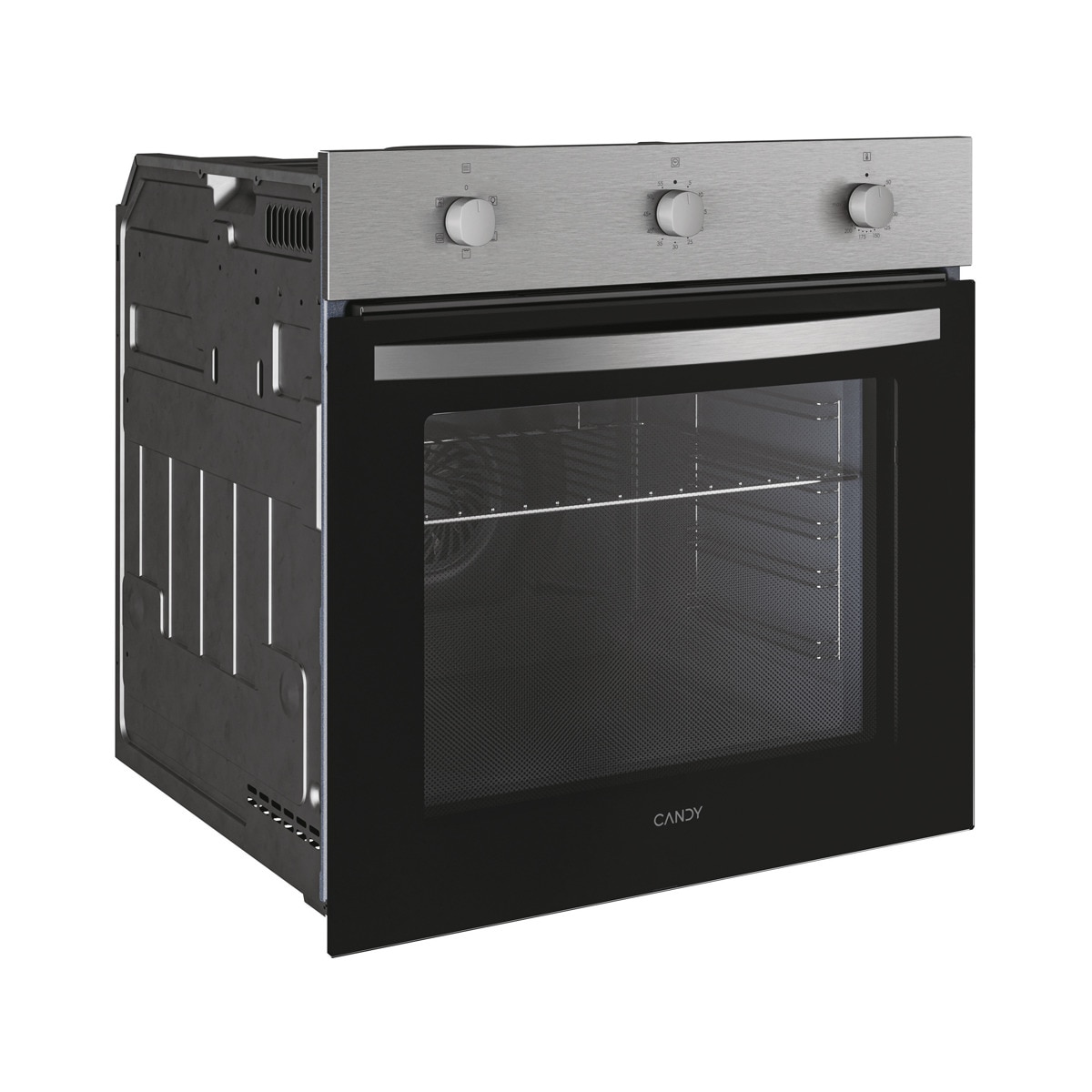 Horno multifunción Candy con 5 funciones, guía telescópica Idea - FIDC X532 Negro-3