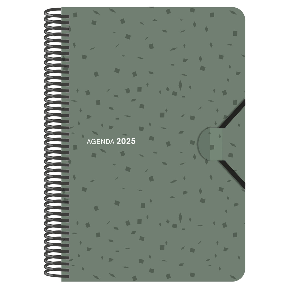 Agenda anual 2025 1 dia por página Seoul Verde Senfort 1