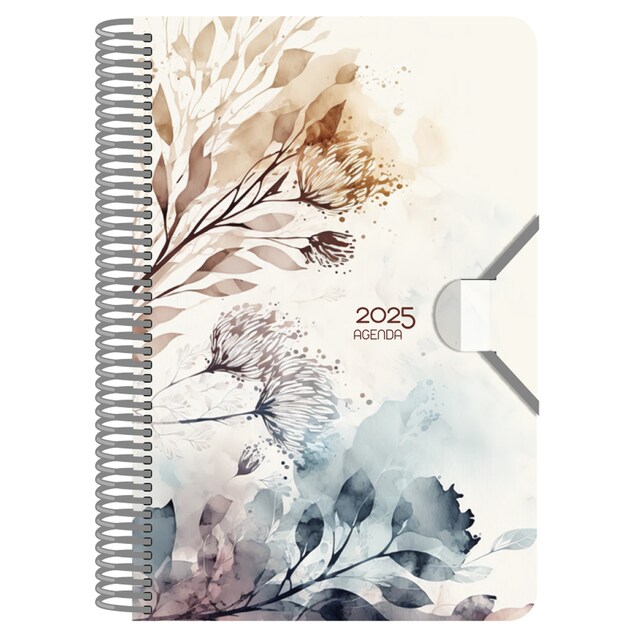 Imagen 0 de Agenda anual 2025 1 día por página Acuarela Otoño Senfort
