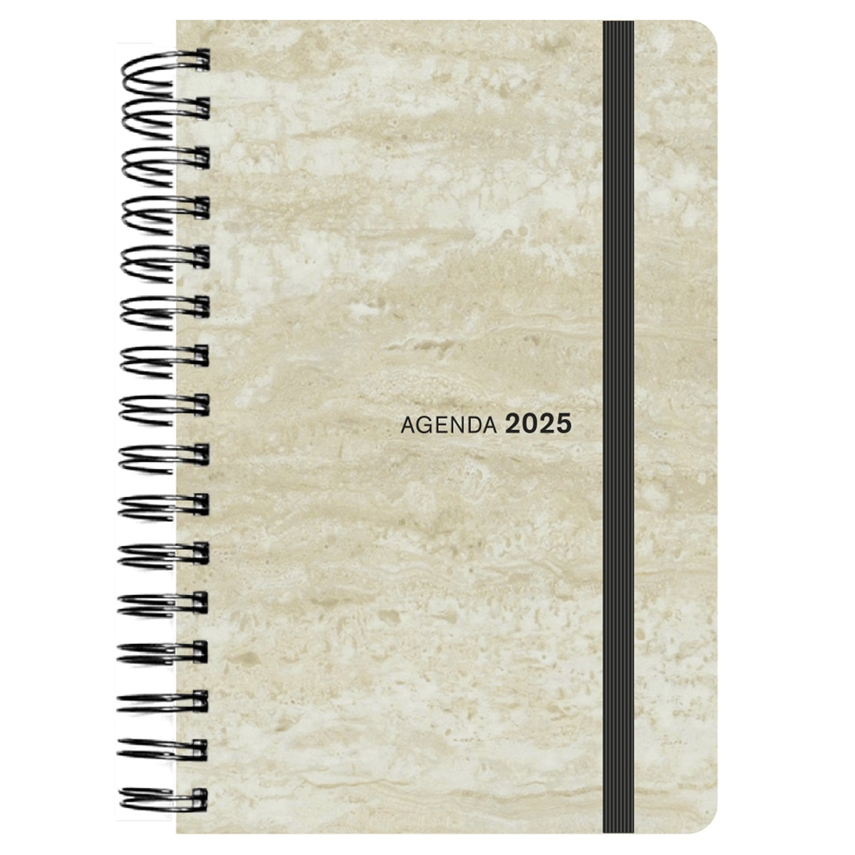 Agenda anual 2025 1 día por página Stone Marmol Senfort 1