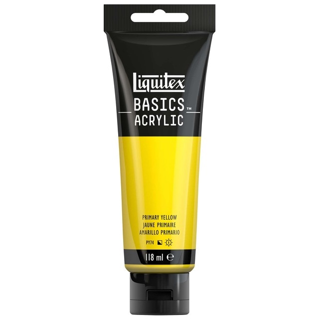 Imagen 0 de Liquitex Acrílico Basics Amarillo Primario 118ml