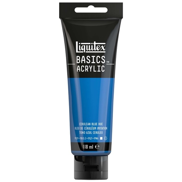 Imagem 0 de Liquitex Acrílico Basics Tom Azul Cerúleo 118ml