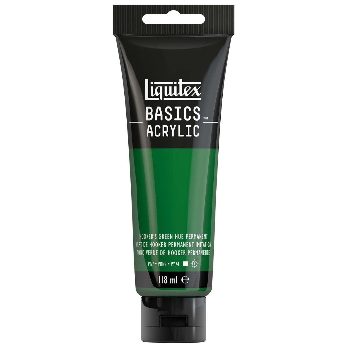 Liquitex Acrílico Basics Tom Verde de Hooker Permanente 118ml 1