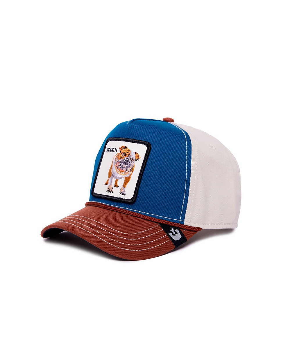 Boné de Basebol Tipo Trucker com Emblema de Cão à Frente Azul-marinho-2
