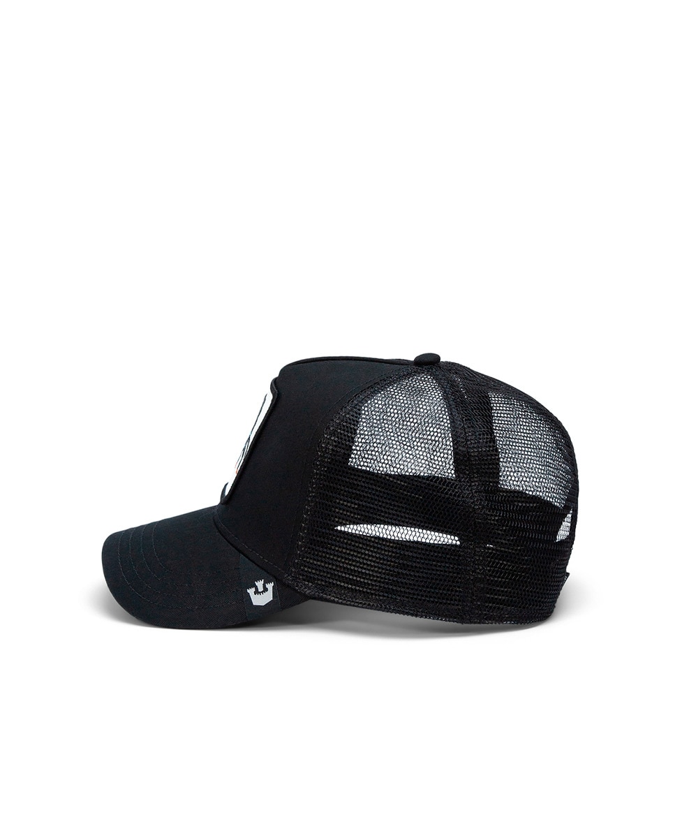 Boné Trucker com Emblema de Escorpião à Frente Preto-4