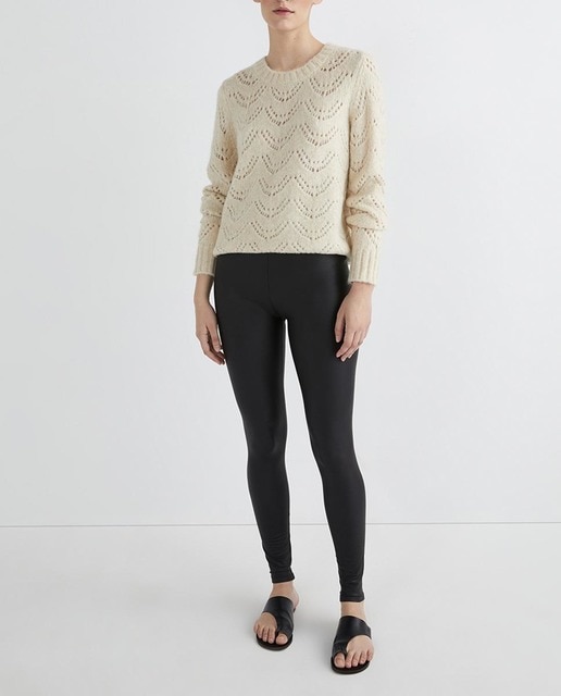 Imagen 0 de Pantalón de mujer estilo legging largos encerados