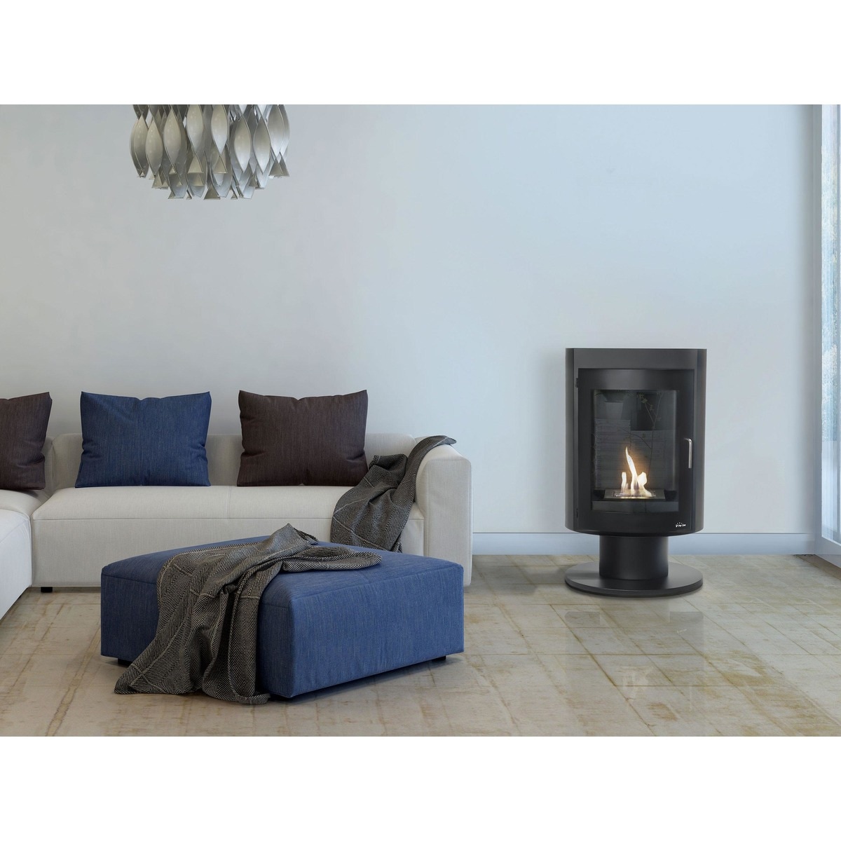 Estufa Bioetanol 3 kW Silenus B 2 l Negro-10