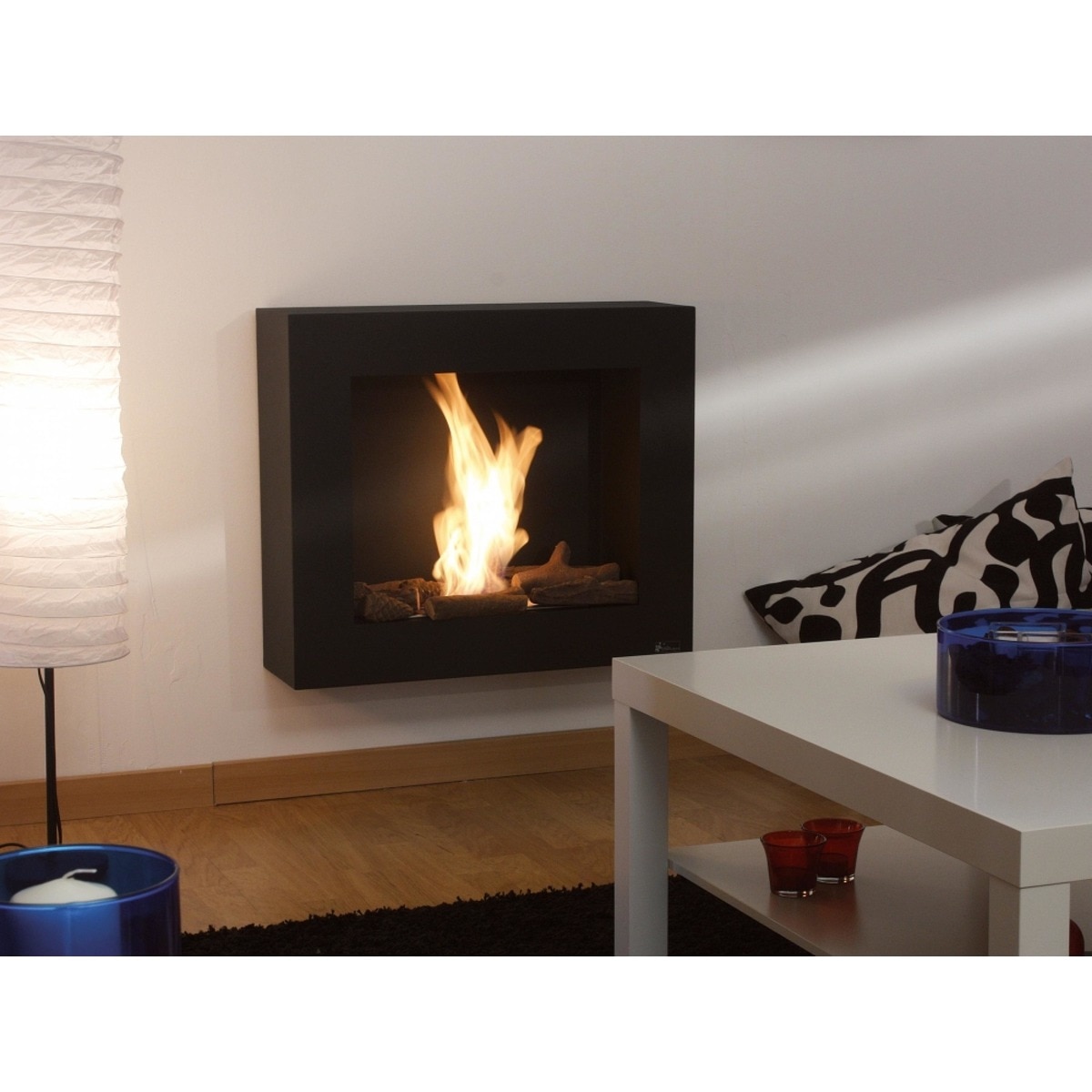 Chimenea Bioetanol 1,5 kW Bestbio con Regulador de Llama 1,2 l Negro-4