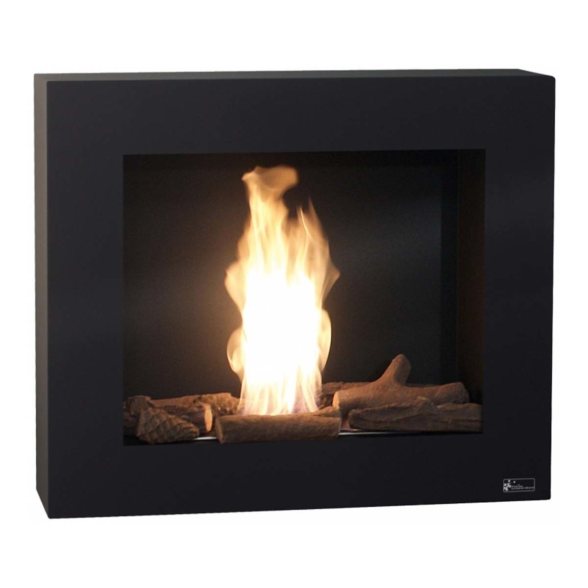 Chimenea Bioetanol 1,5 kW Bestbio con Regulador de Llama 1,2 l Negro-1