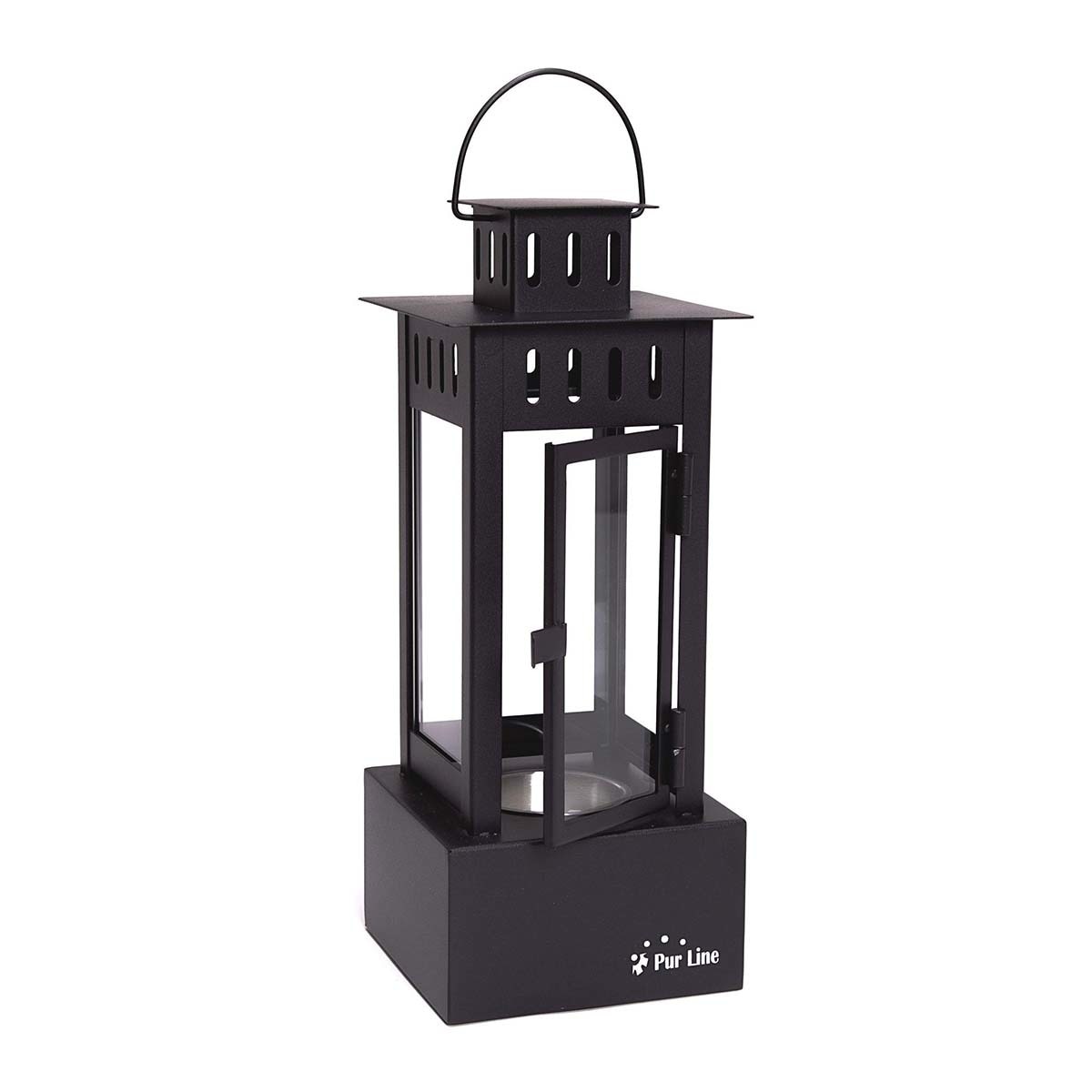 Chimenea Bioetanol de Sobremesa 1 kW Iris B 0,5 l Negro-3