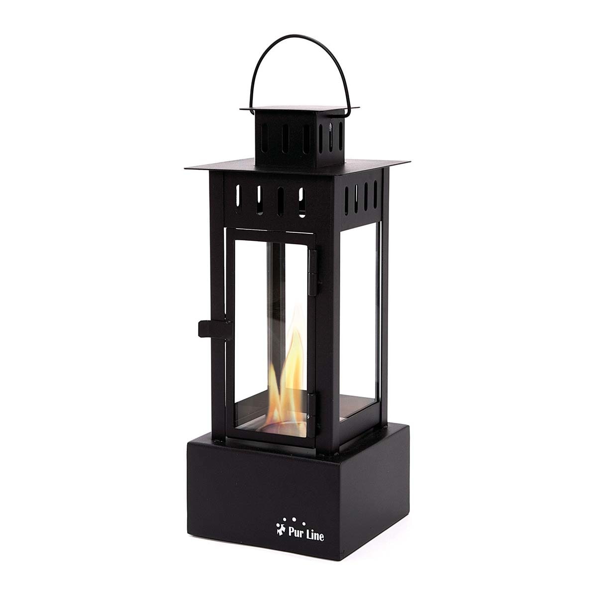 Chimenea Bioetanol de Sobremesa 1 kW Iris B 0,5 l Negro-1
