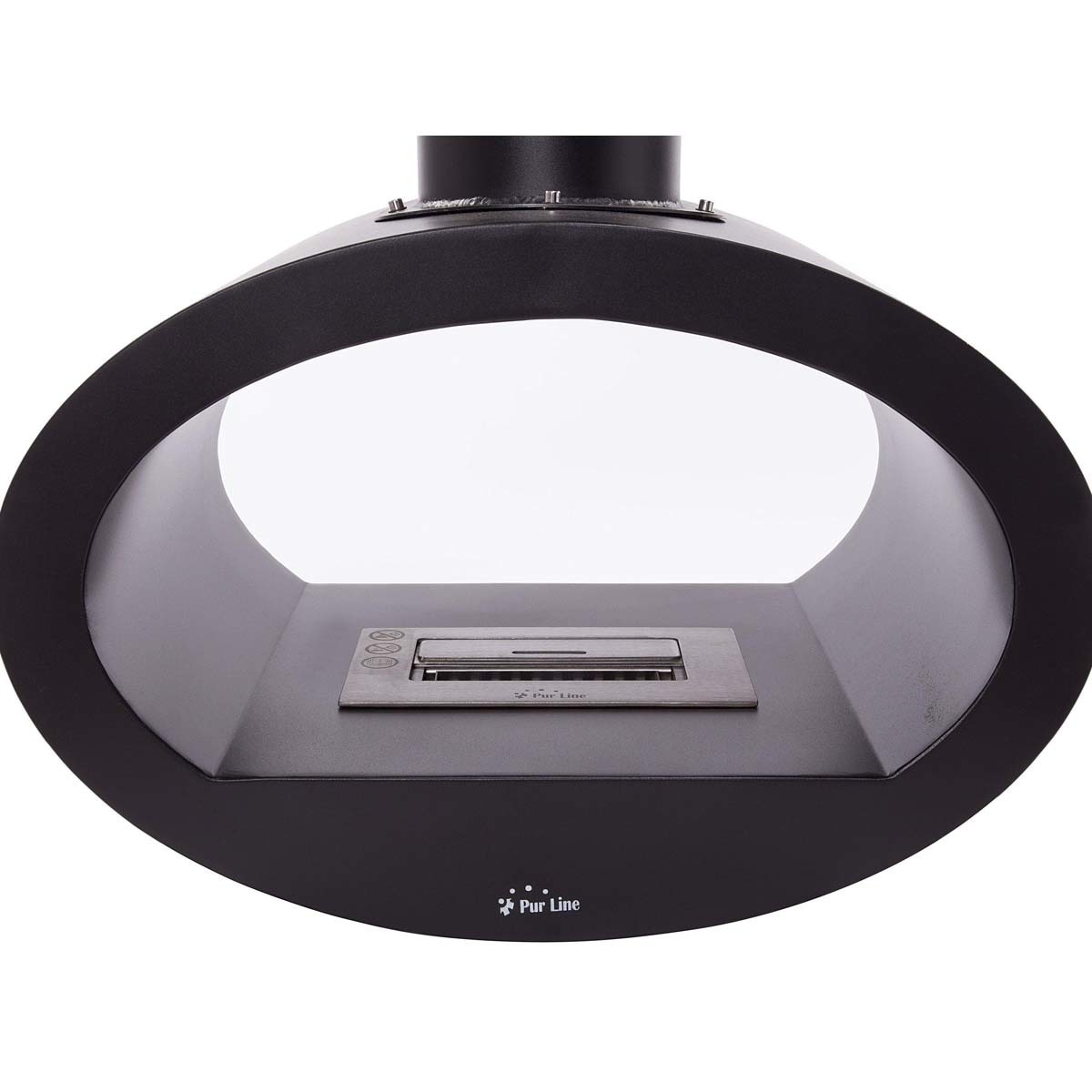 Chimenea Bioetanol de Techo 2 kW Syke 1,5 l Negro-5