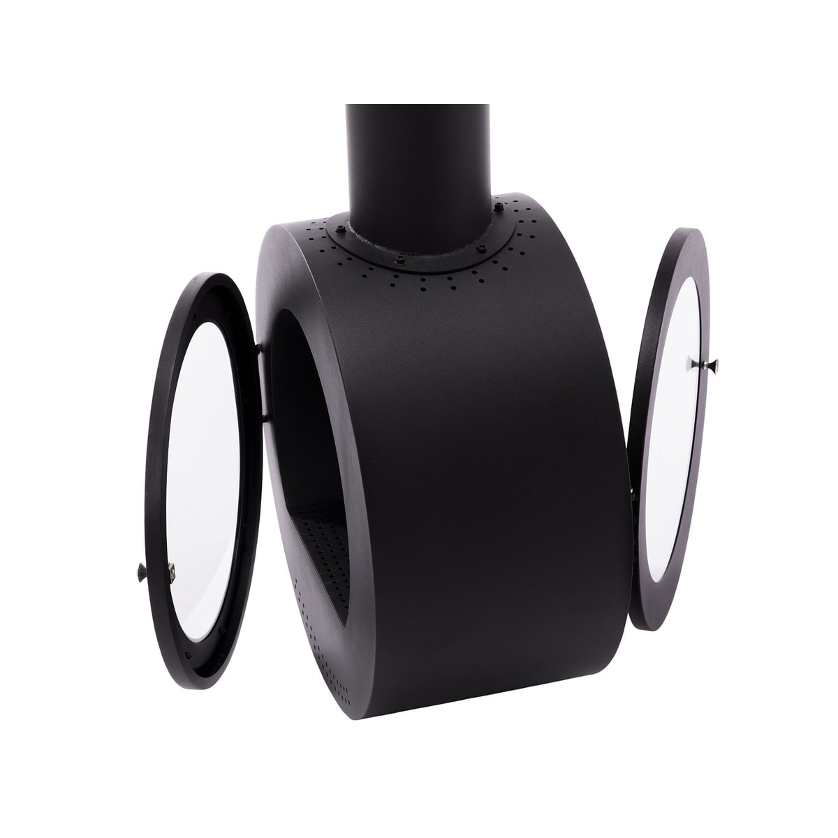 Chimenea Bioetanol Techo 2,5 kW Syke Redonda 1 l Negro-4